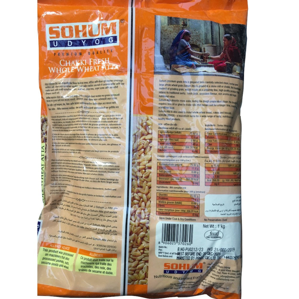 Chakki Fresh Whole Wheat Atta