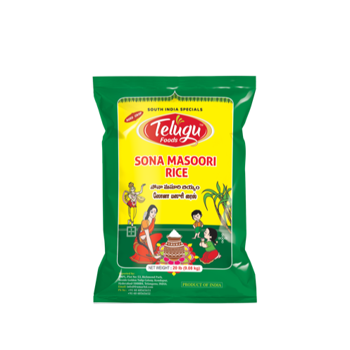 Telugu Foods Sona Masoori Rice (5 KG)