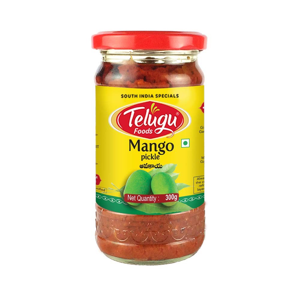 Telugu Foods - Mango Avakaya Pickle - 300 gm