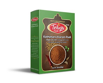 Kothimera Karampodi (Coriander Spice Mix) 100 gm - Telugu Foods