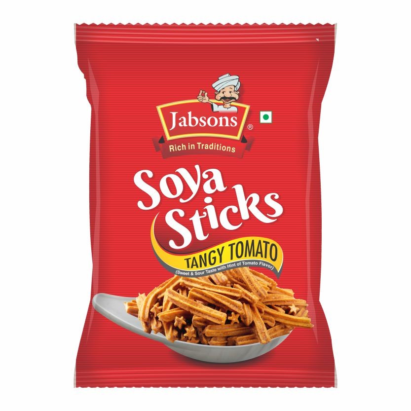 Jabsons Namkeen Soya Sticks (Tangy Tomato) 180 gm