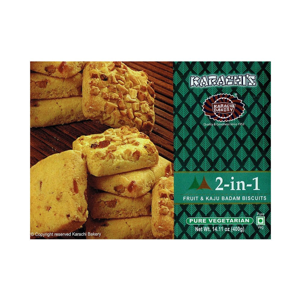 Karachi Bakery 2 In 1 Fruit & kaju badam Karachi Bakery (400gm)