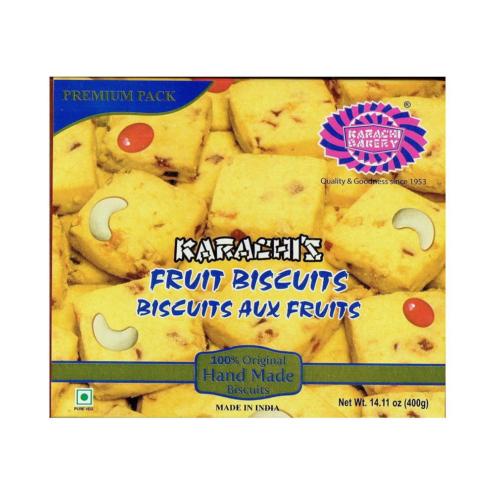 Karachi Bakery Fruit Biscuits  (400gm)
