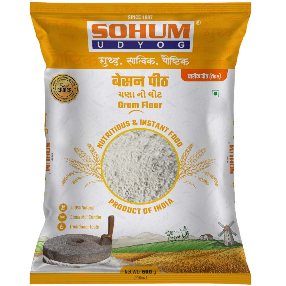 Sohum Gram Flour (Fine Besan) (500gm)