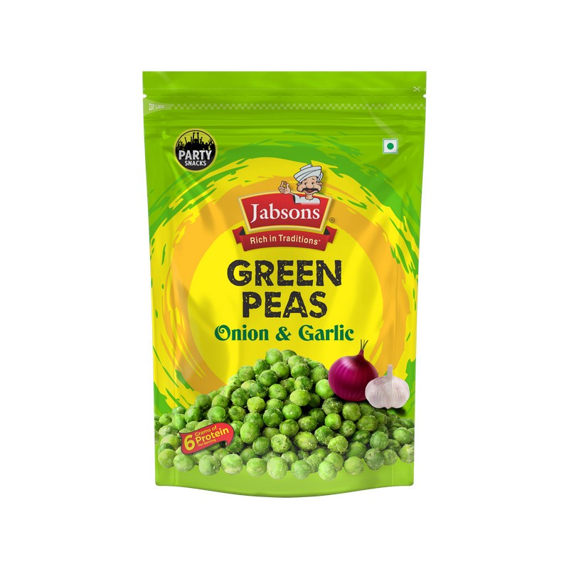 Jabsons Green Peas (Onion Garlic) - 400 Gms