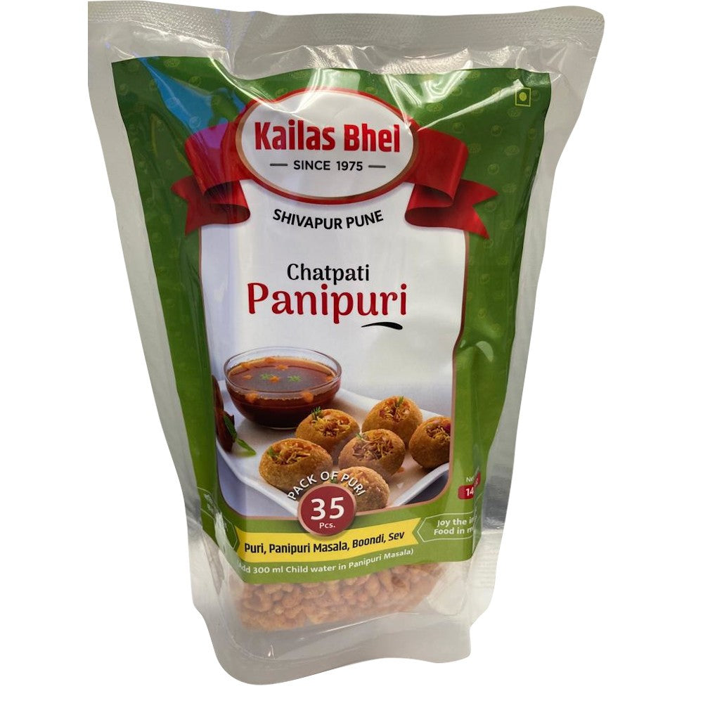 Kailas Panipuri to fry Kit (Puri, Panipuri Masala, Boondi Sev) 35 PCs