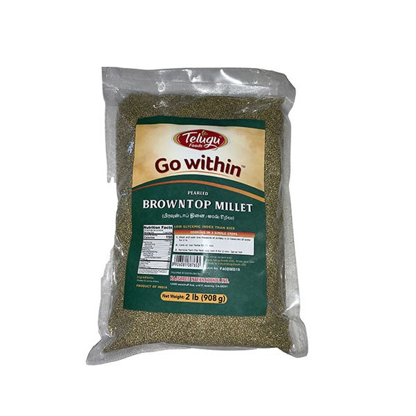 Telugu Foods - Brown Top Millet (Unpolished) - 500gm