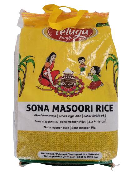 TELUGU FOODS SONA MASOORI RICE - 10 KG
