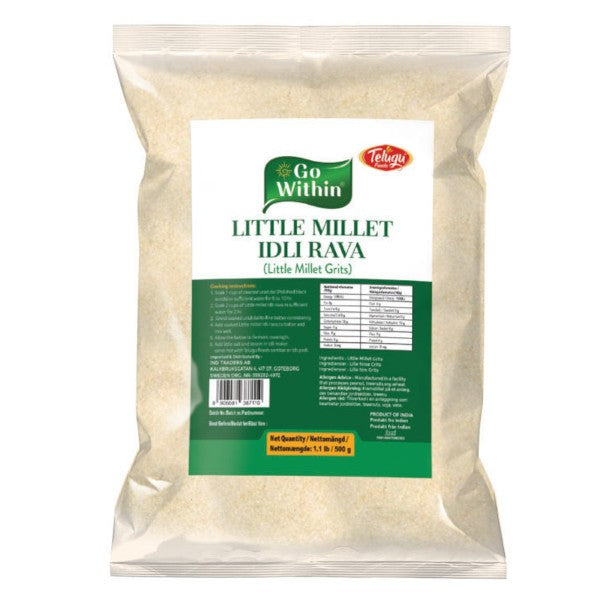 Telugu Foods Little Millet Idli Rava (500G)