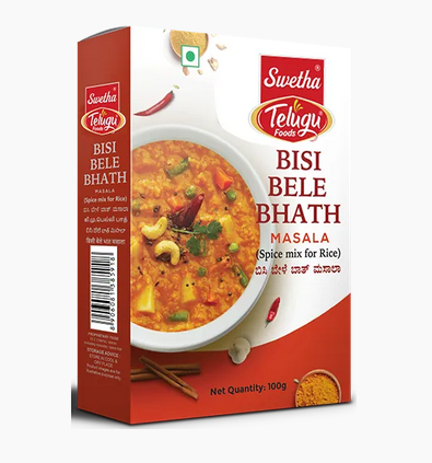 Telugu Foods Bisibele Bhath Masala (100G)
