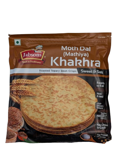 Jabsons Moth Dal (Mathiya) Khakhra - (180 gm)