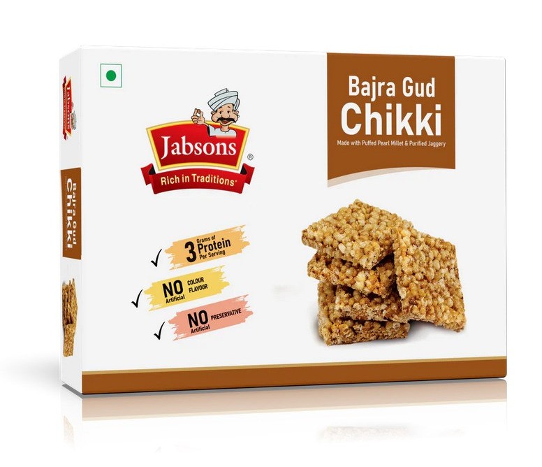 Jabsons Bajra Gud Chikki - 250gm