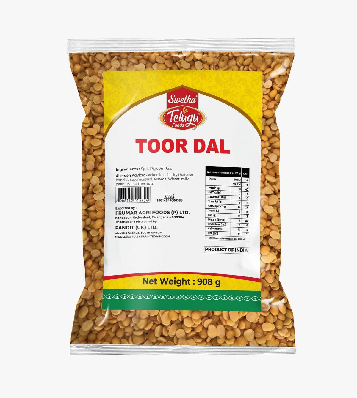 Telugu Toor Dal (2 KG)