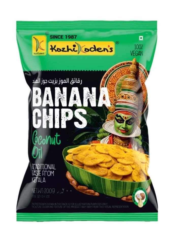 Kozhikodens Banana Chips - 200g - Made in Coconut oil