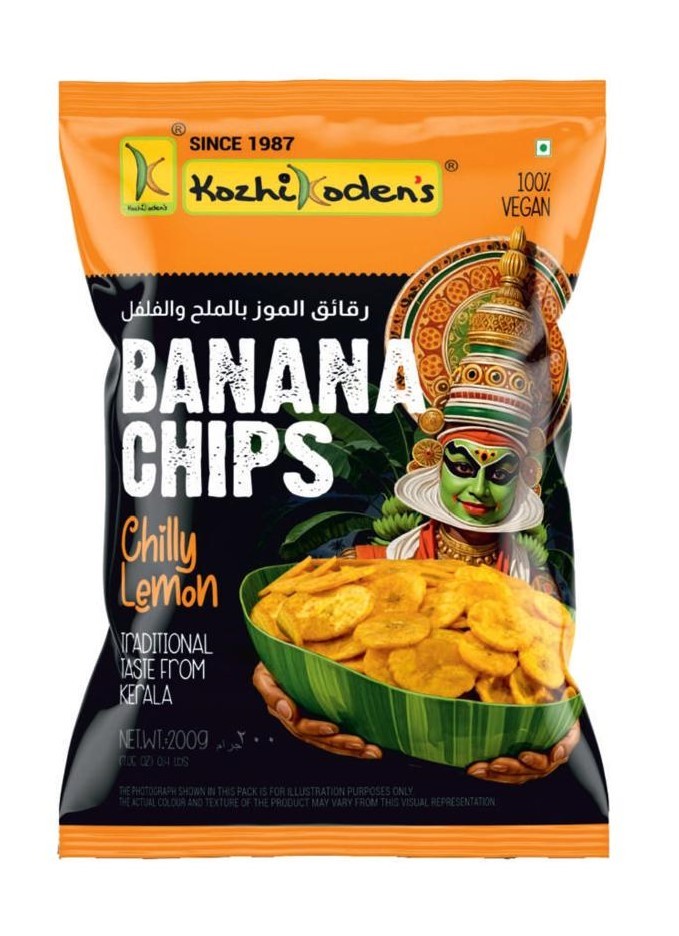 Kozhikodens Banana Chilli Lemon - 200g - Made in Coconut oil