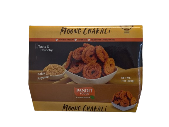 Pandit Foods Moong Chakali ! - 200g - Cruchy and Crisp