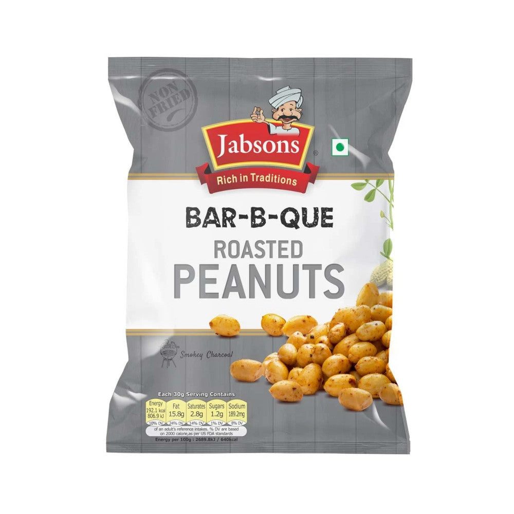 Jabsons Roasted Peanuts (Barbeque) -  (140 gm)