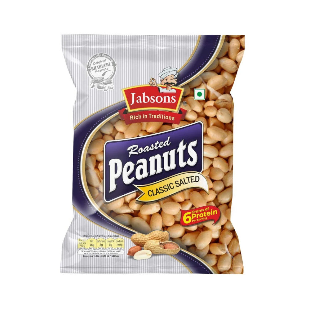 Jabsons Roasted Peanuts (Classic Salted) -(160 gm)