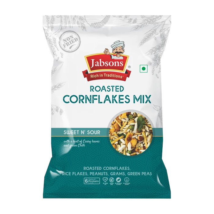 Jabsons Namkeen Roasted -Cornflakes Mix 200g (Sweet n' Sour)