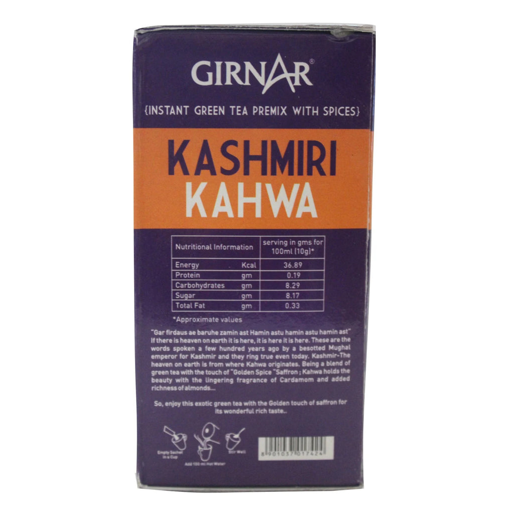 Girnar - Kashmiri Kahwa Green Tea (5 sachet pack)