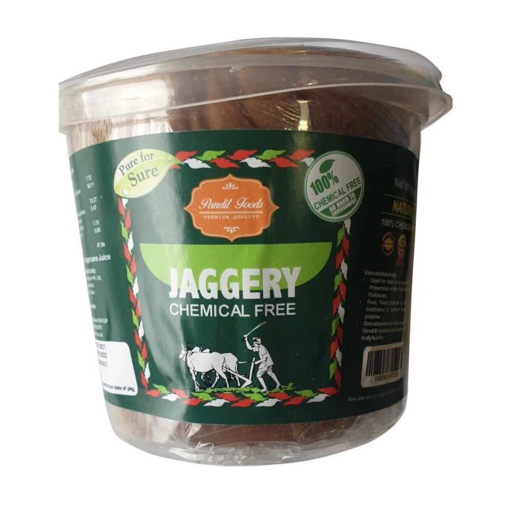 Jaggery (Chemical free) Pandit Foods - 950 gm