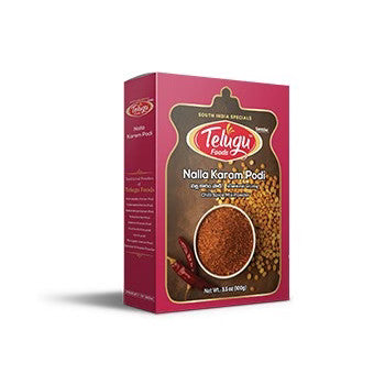 Nalla Karam Podi with Garlic (Red Chilly Spice Mix) 100 gm - Telugu Foods