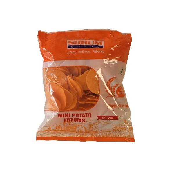 Sohum (Red) Potato Papad Mini (100gm)
